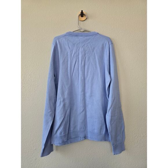NWT Crewcuts J.Crew Pearl Button Cardigan Girls XL (12–14) Blue Cotton Classic - Picture 4 of 7